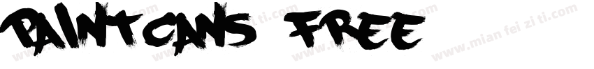 PaintCans Free00100字体转换